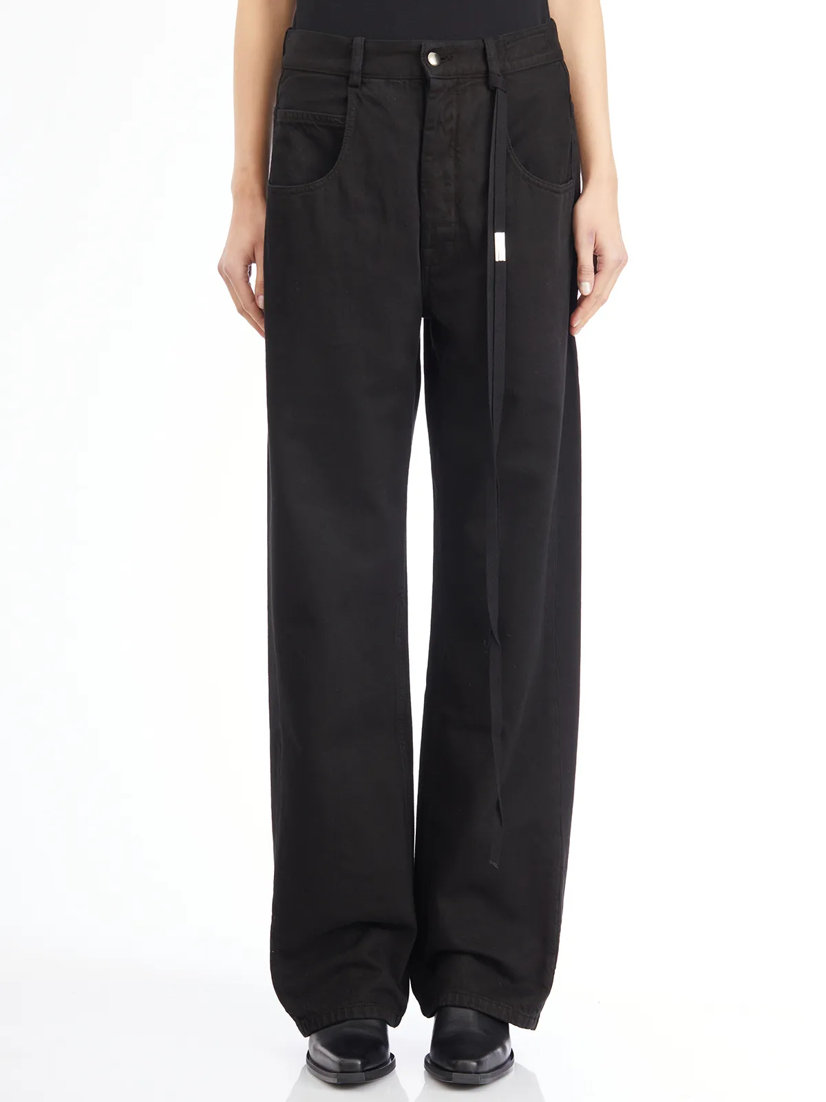 ANN DEMEULEMEESTER  PANTALONI CLAIRE IN DENIM 