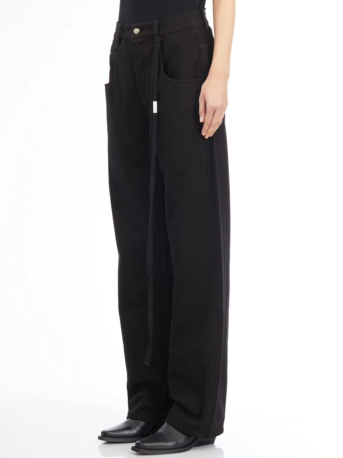 ANN DEMEULEMEESTER  PANTALONI CLAIRE IN DENIM 