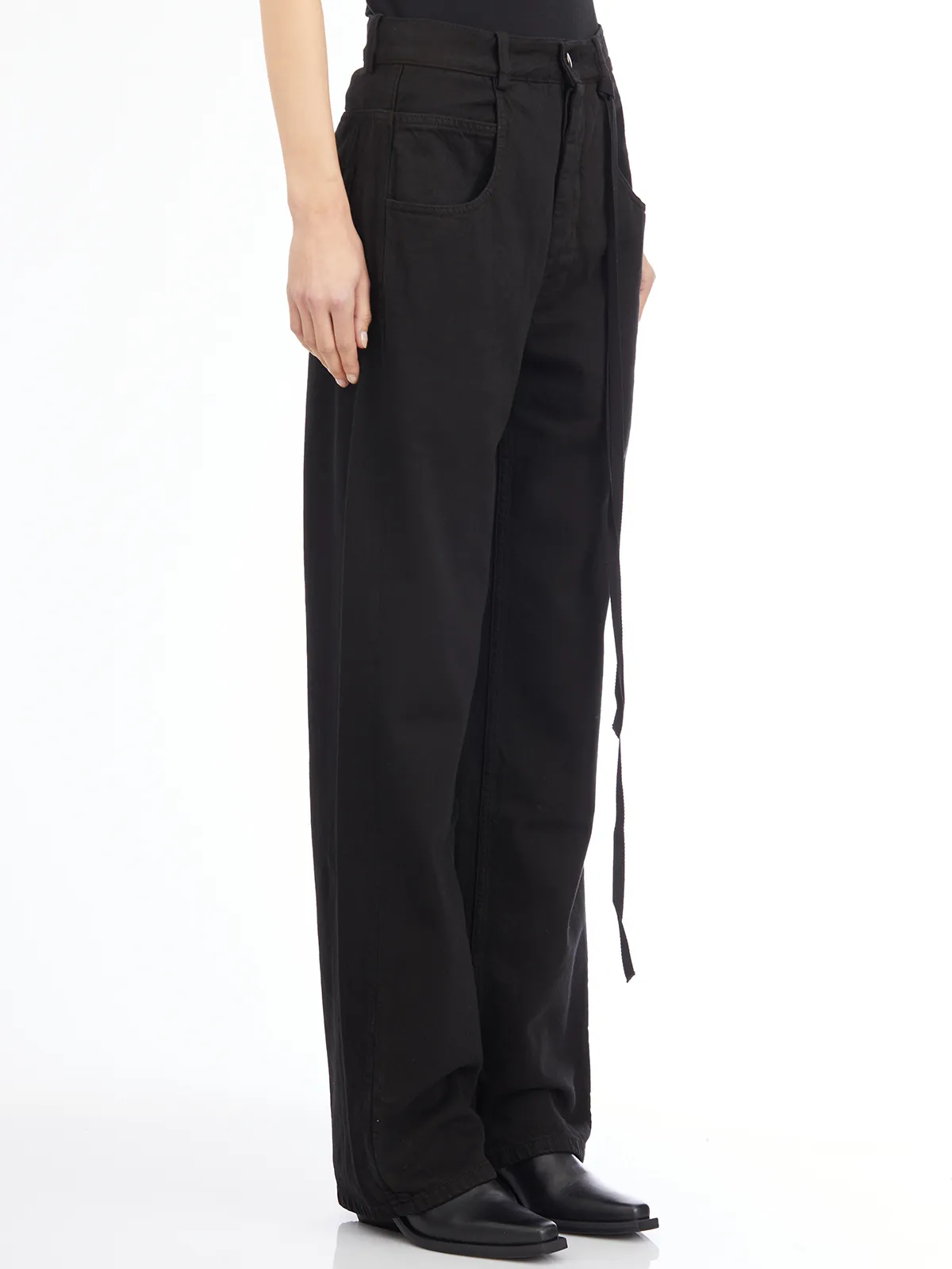 ANN DEMEULEMEESTER  PANTALONI CLAIRE IN DENIM 