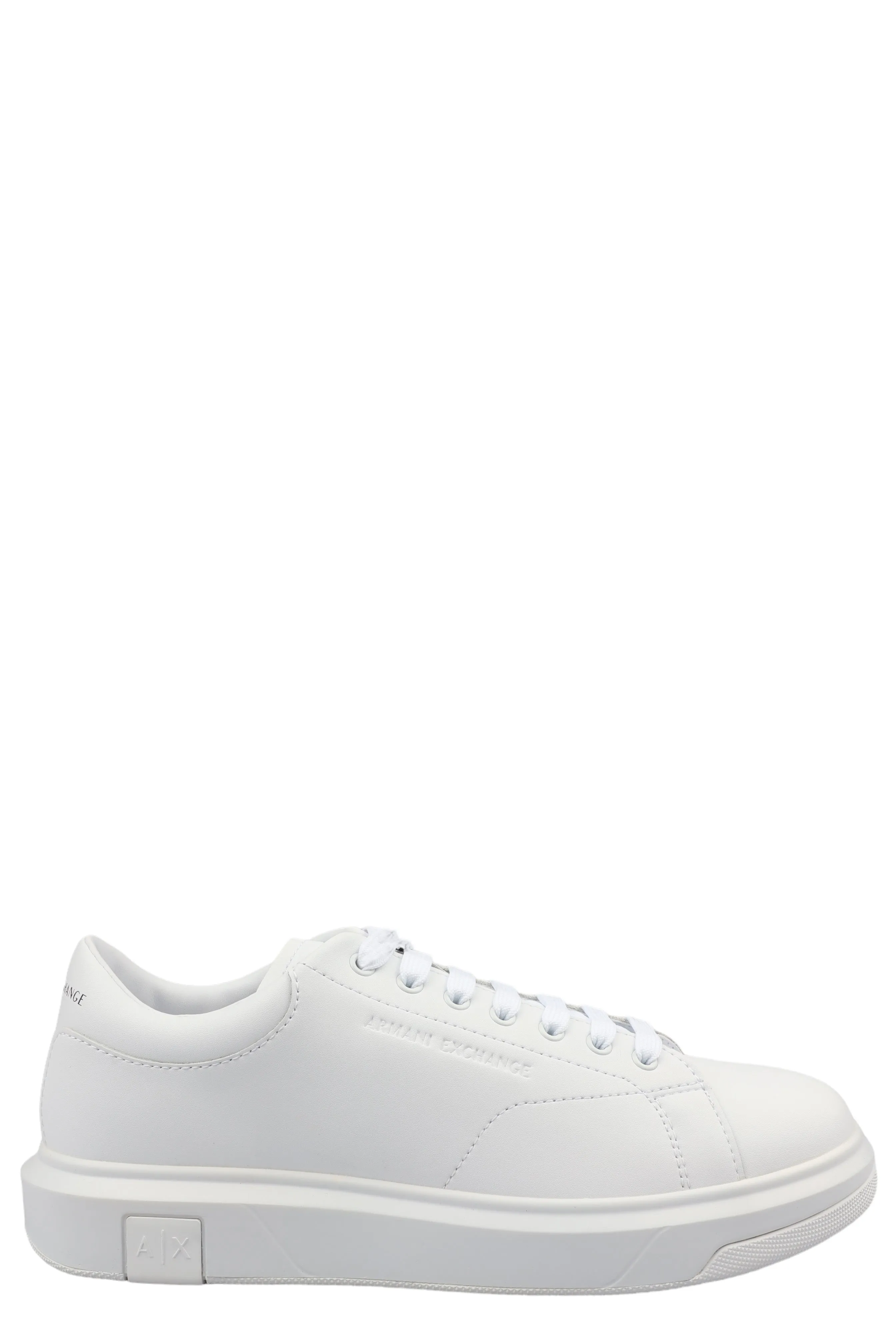 ARMANI EXCHANGE LEATHER SNEAKERS