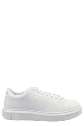 ARMANI EXCHANGE LEATHER SNEAKERS