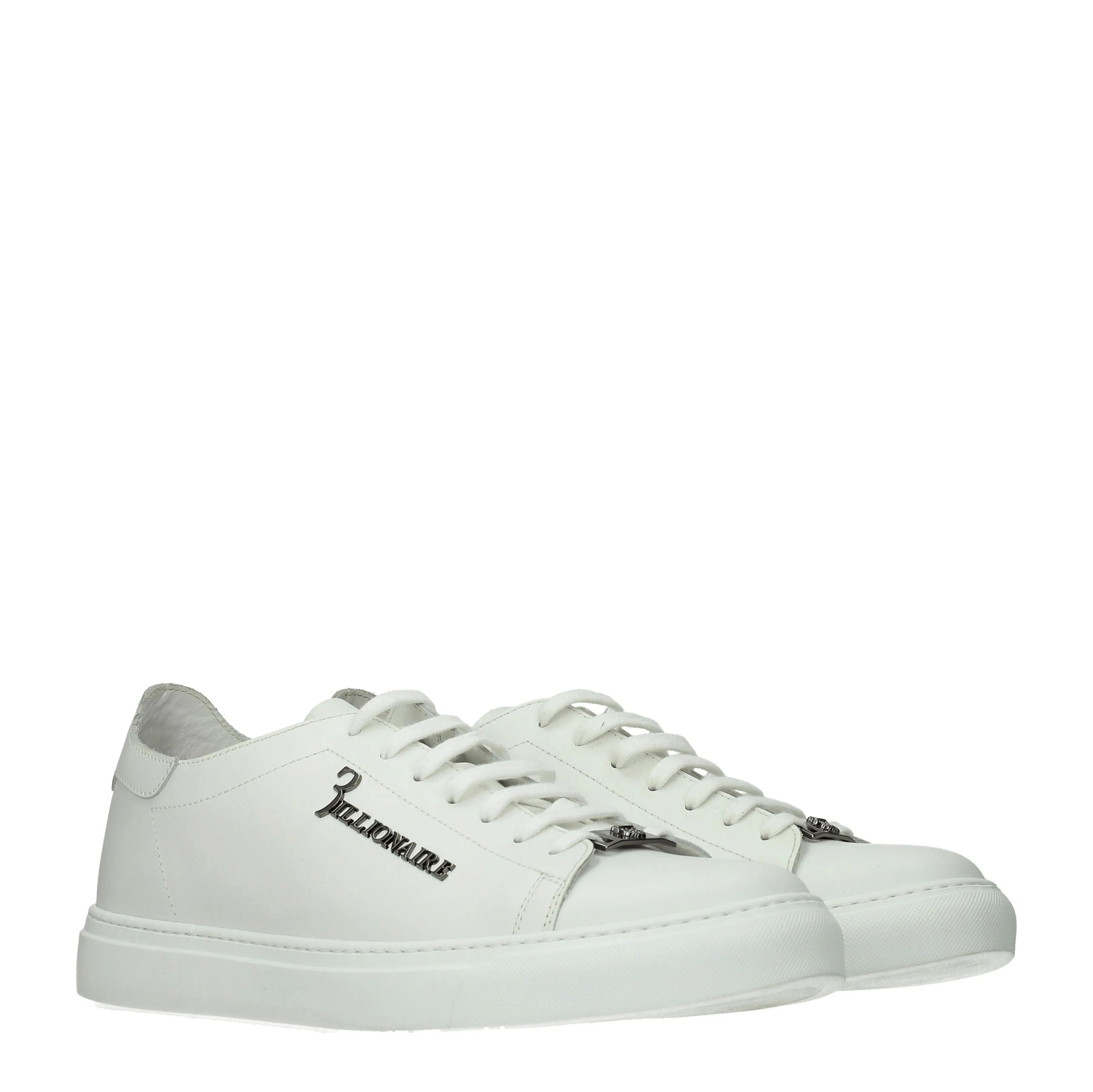 Billionaire Sneakers Uomo Pelle Bianco