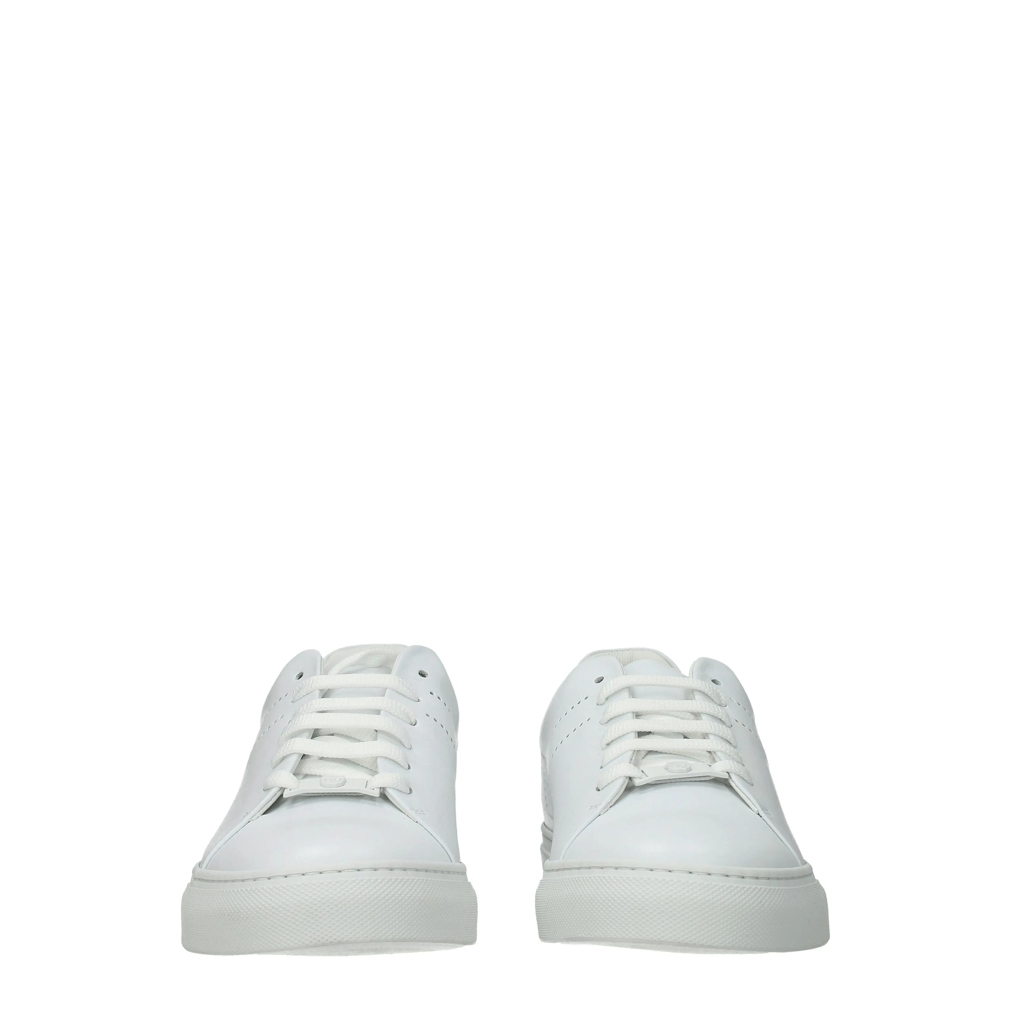 Billionaire Sneakers Uomo Pelle Bianco/Bianco Ottico