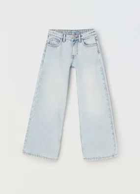 BLUKIDS  Pantaloni in denim di misto cotone ragazza