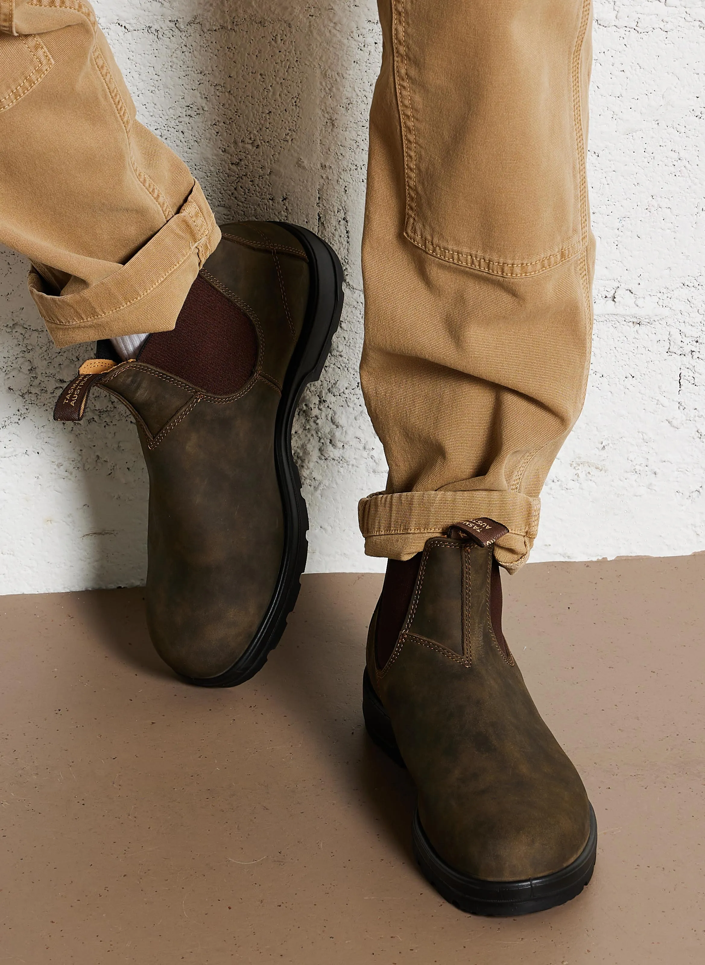  BLUNDSTONE   CLASSIC CHELSEA - Stivali in misto pelle | Marrone