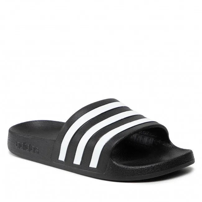 Ciabatte uomo ecopelle Adidas Adilette Aqua Black /white F35543