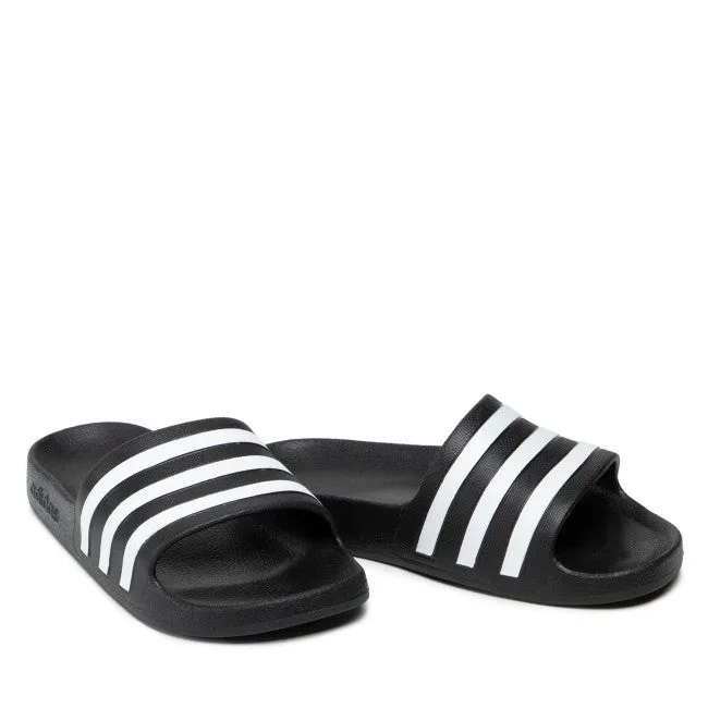 Ciabatte uomo ecopelle Adidas Adilette Aqua Black /white F35543