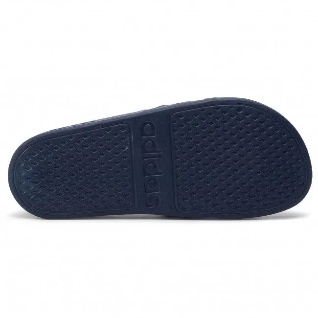 Ciabatte uomo ecopelle Adidas Adilette Aqua blu dark/white F35542