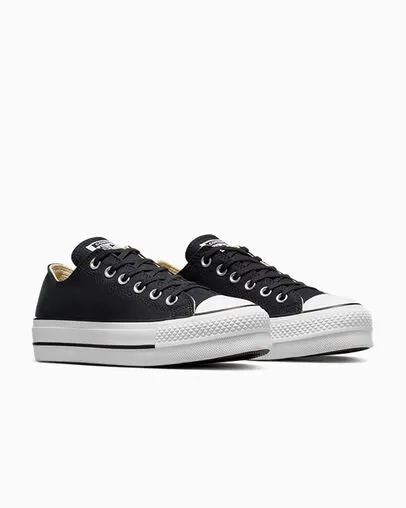 Converse scarpa sneakers da donna Ctas Platform Layer OX 560250C nero