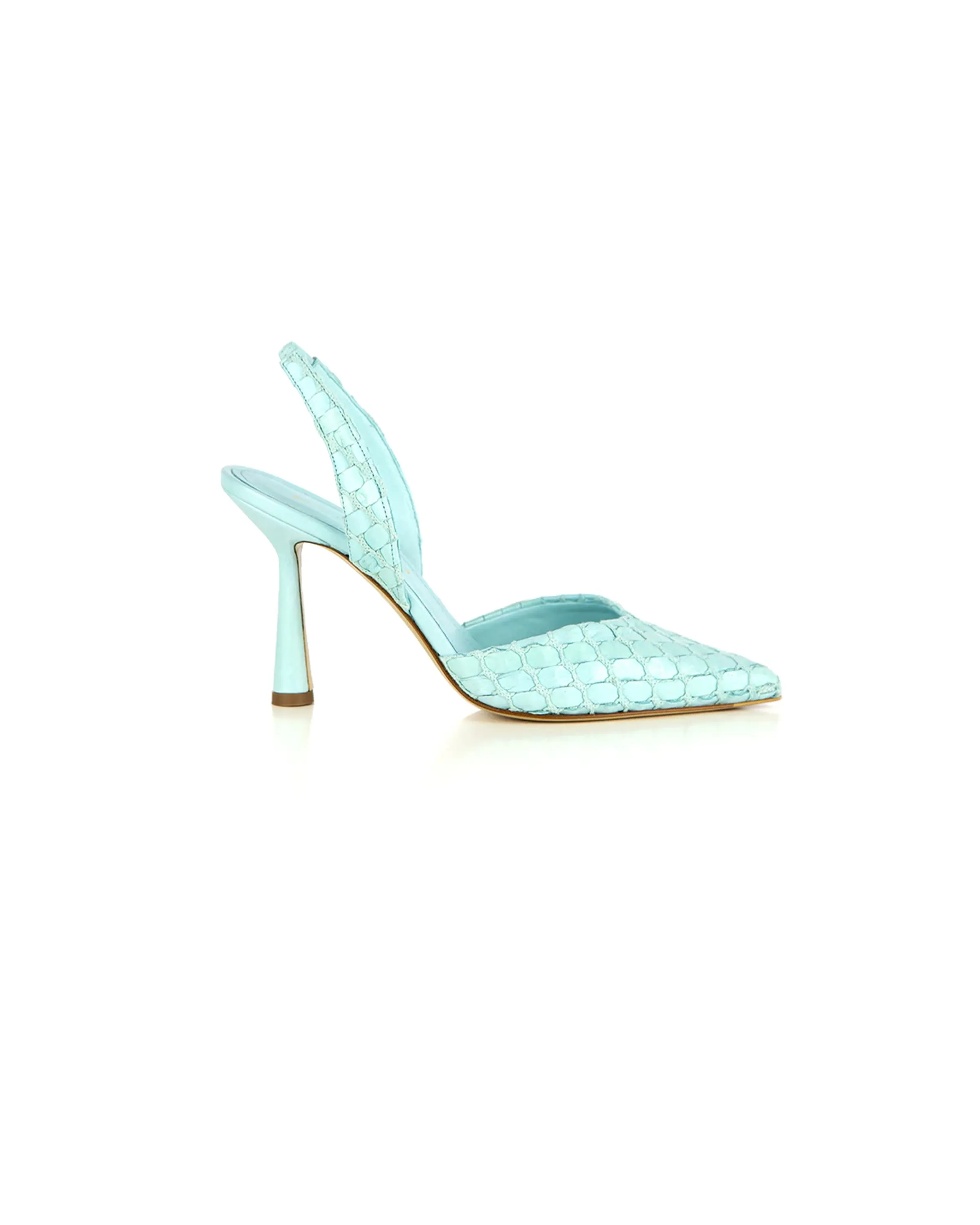 Décolleté Rosalba slingback cielo