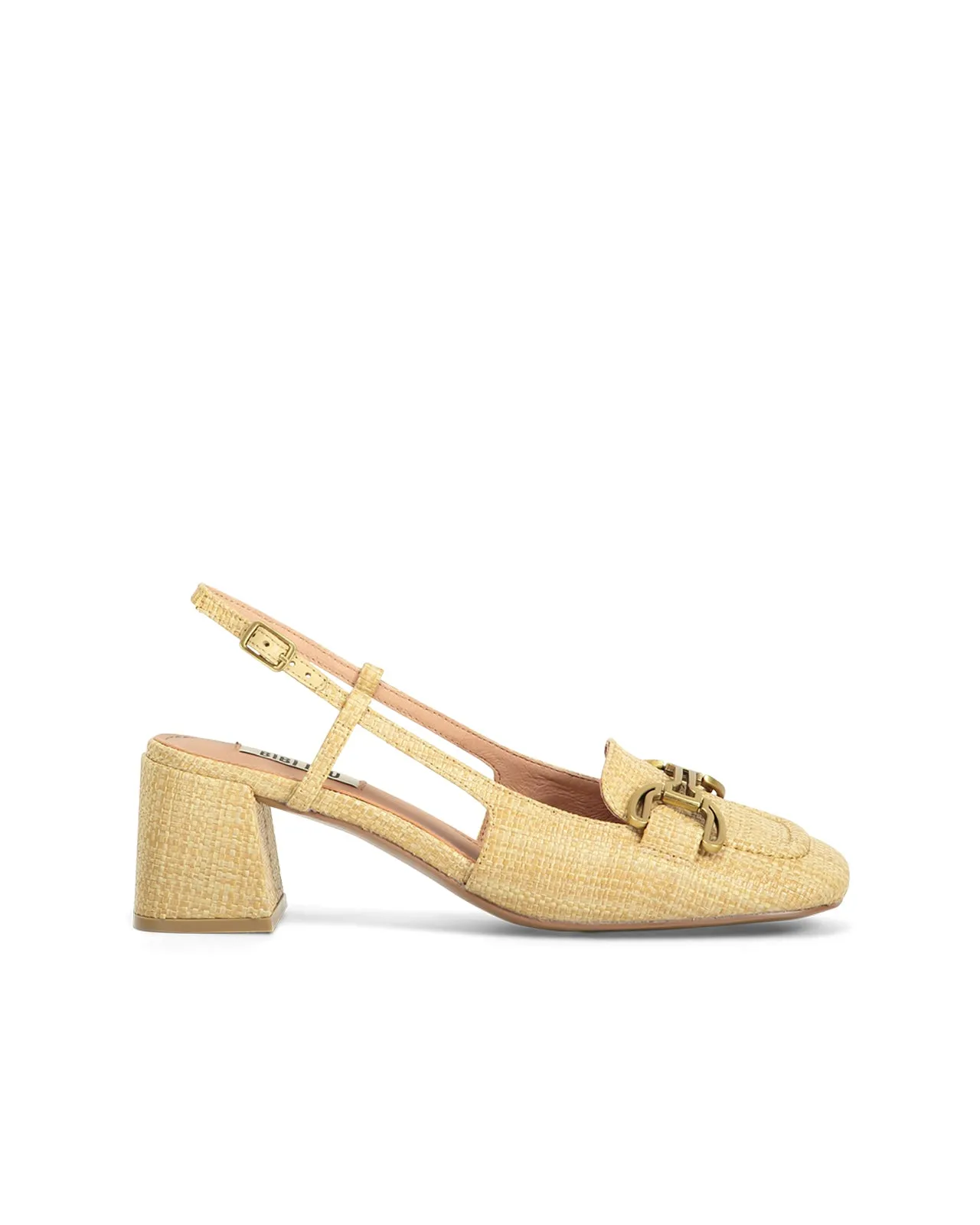 Décolleté slingback Salones natural