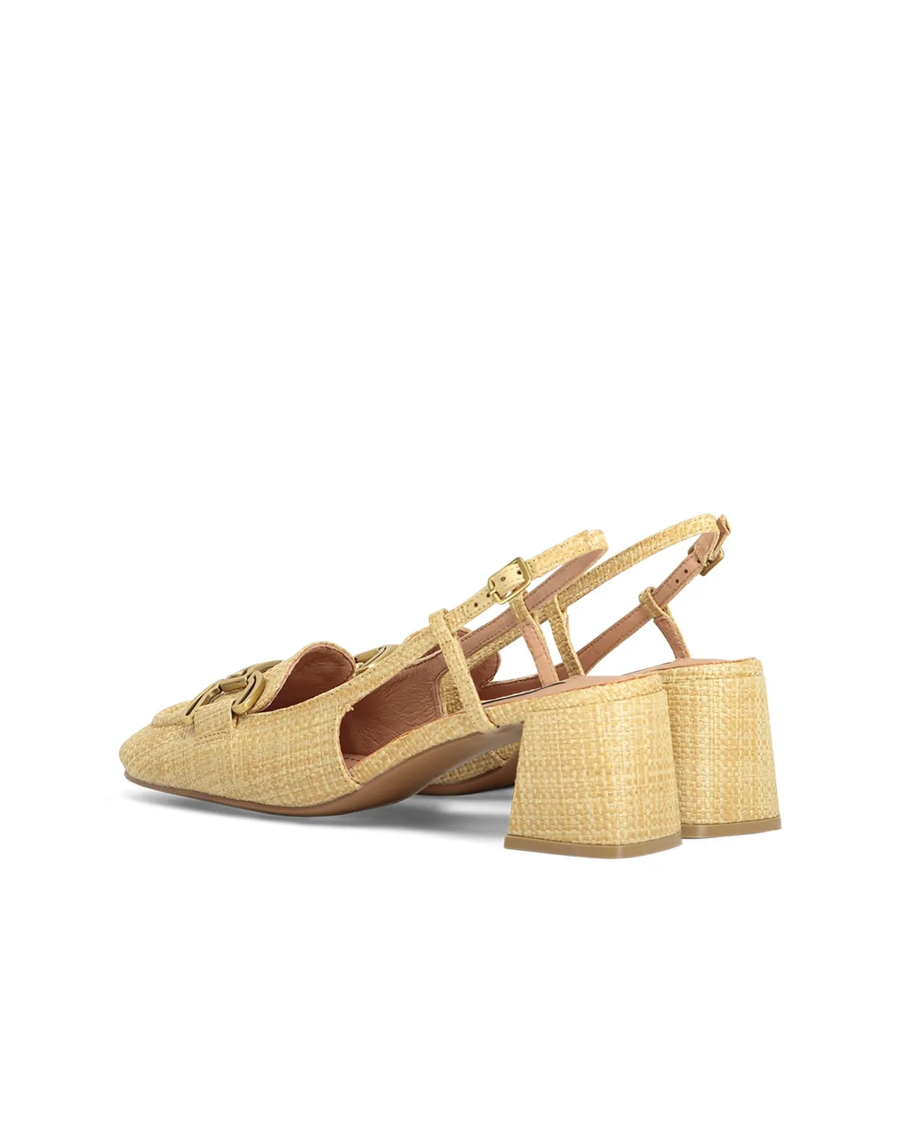 Décolleté slingback Salones natural