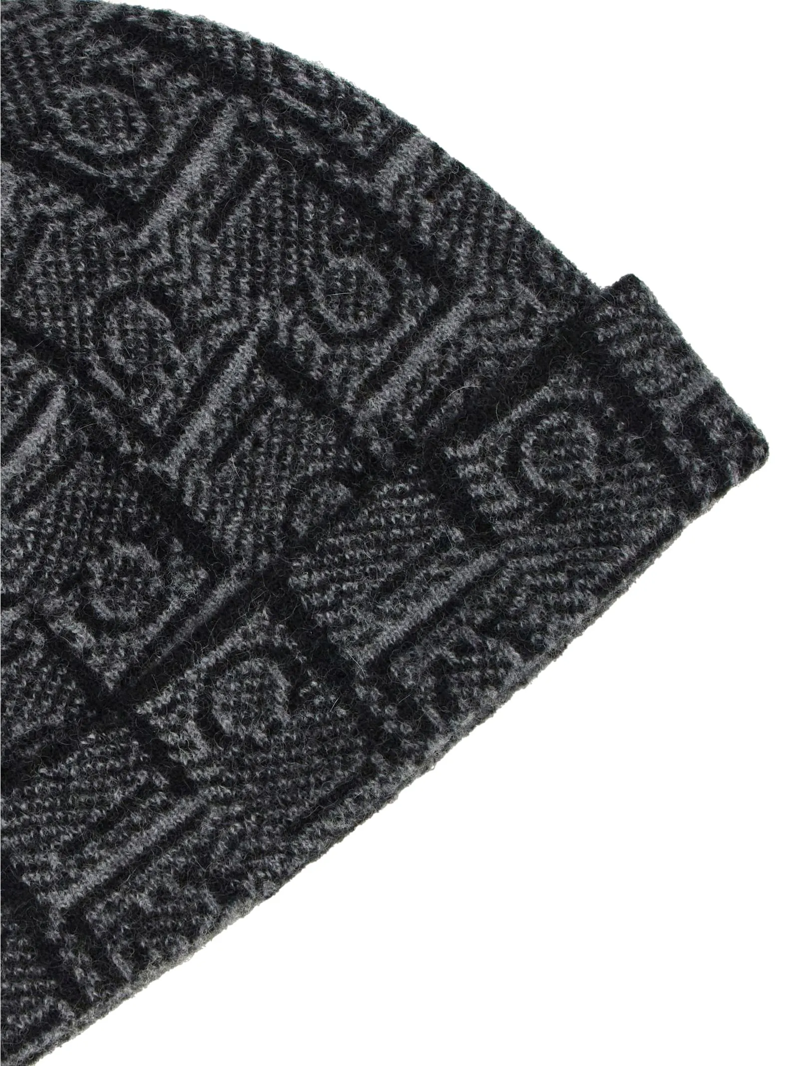 FERRAGAMO Accessori,Cappelli Berretto Monogram nero e antracite 