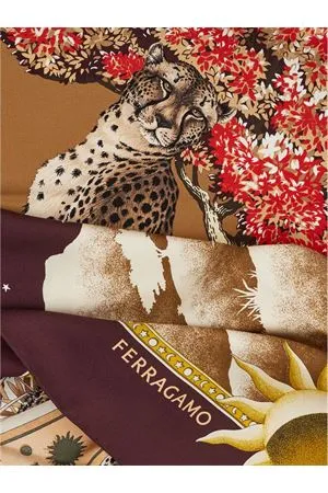 FERRAGAMO Accessori,Foulard Foulard in seta Day & Night 