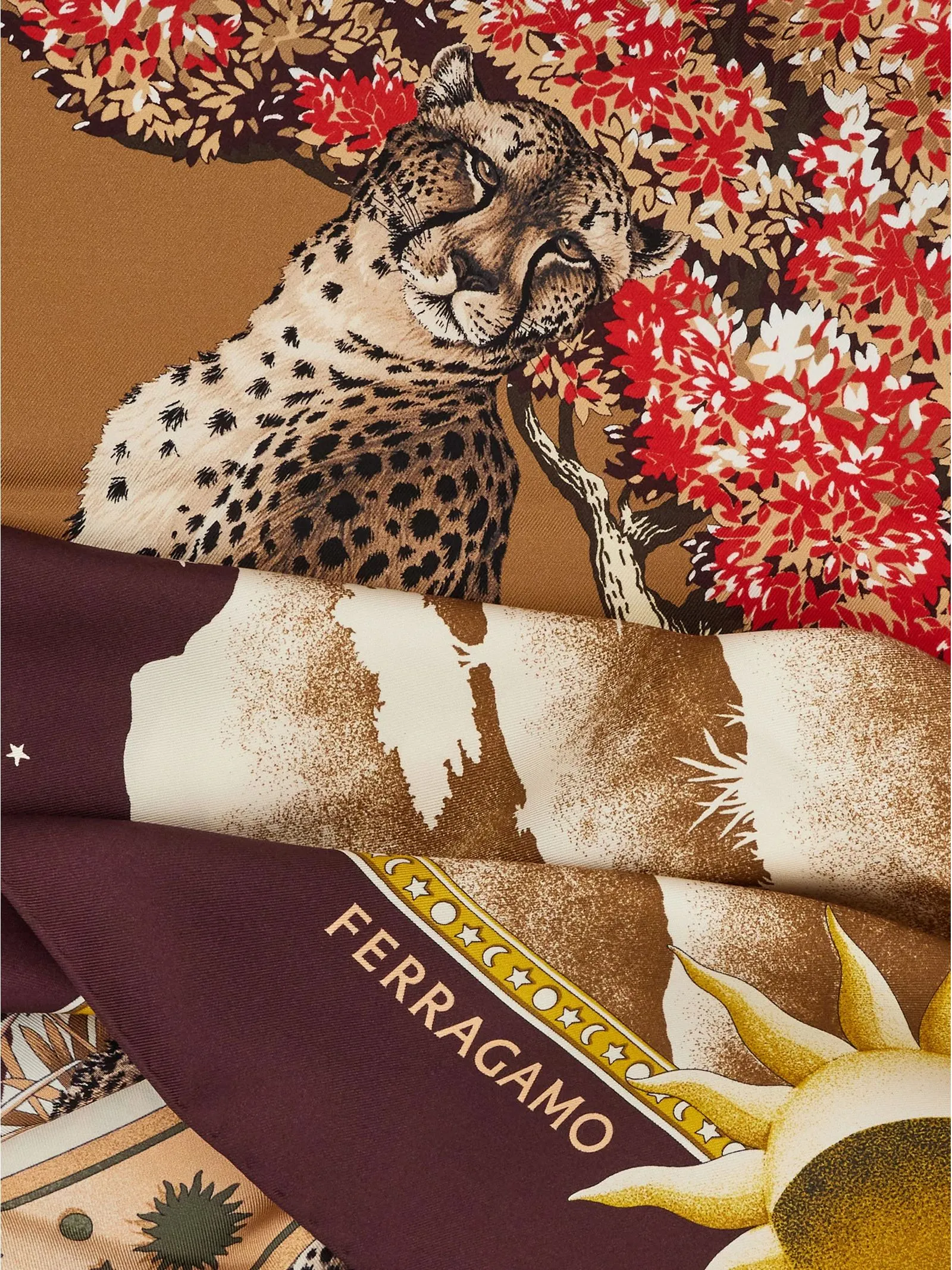 FERRAGAMO Accessori,Foulard Foulard in seta Day & Night 