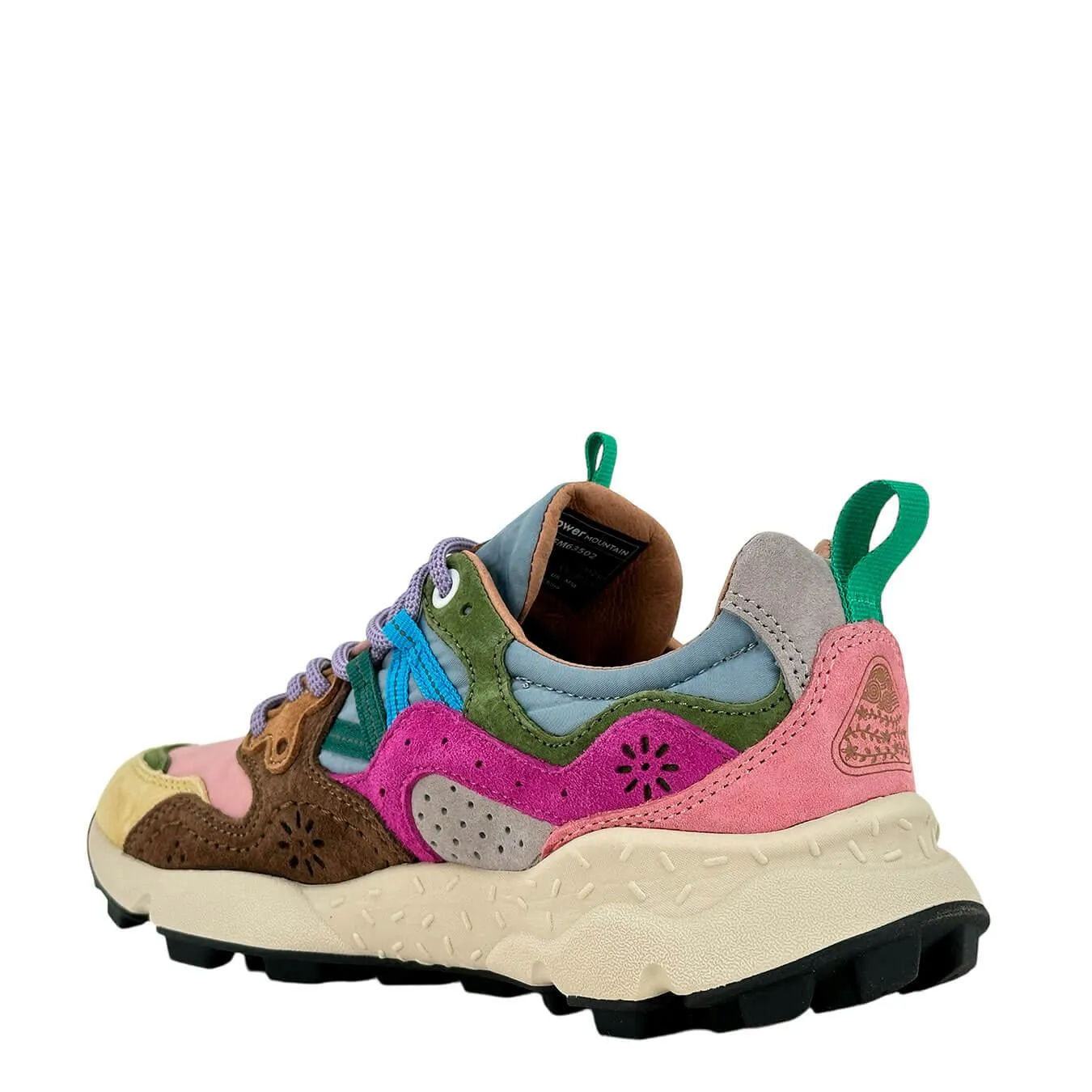 Flower Mountain Yamano 3 Sneakers Donna, Suede e Nylon, Multicolore