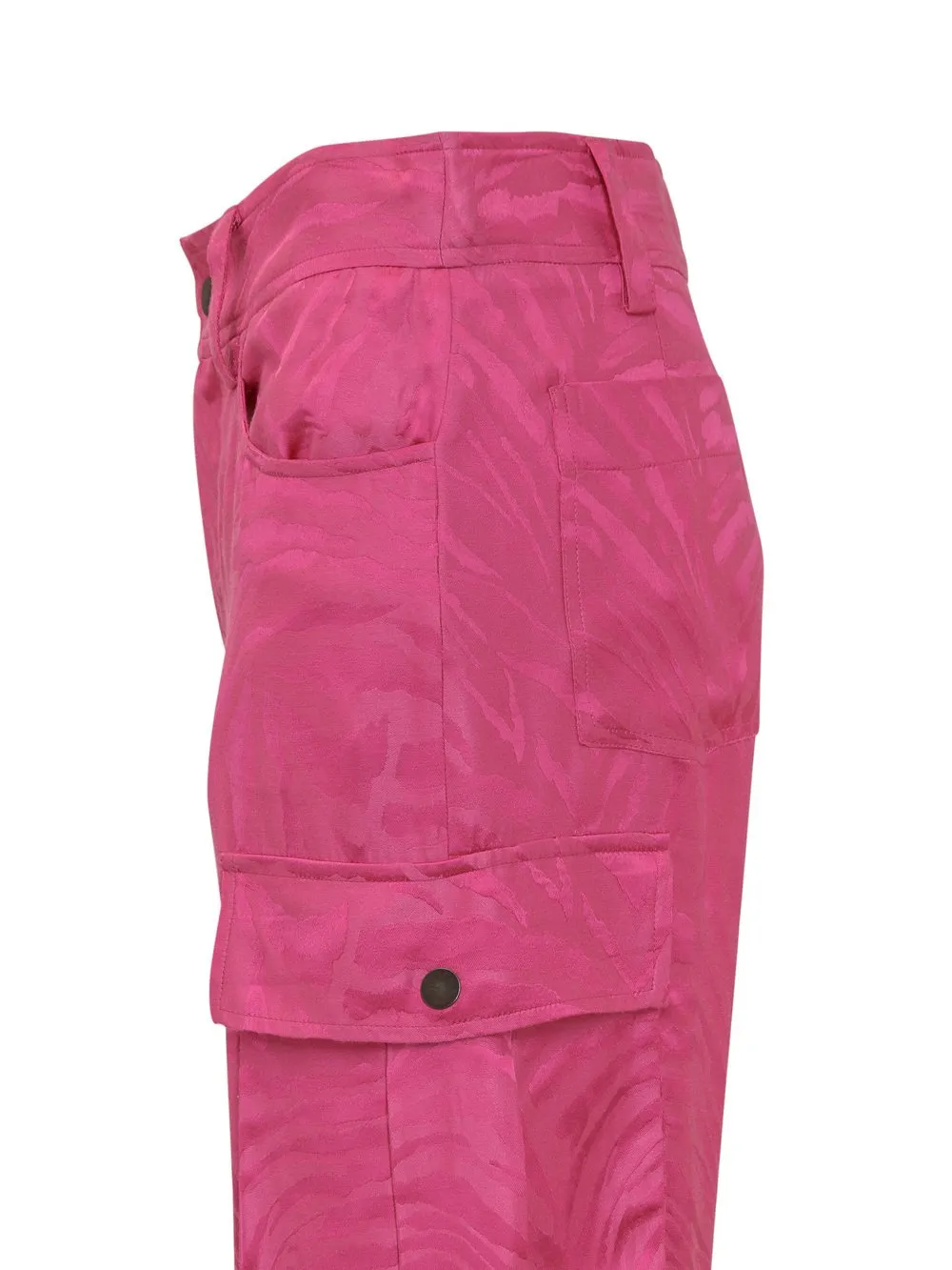 GIUSEPPE DI MORABITO Pantaloni Crop Rosa 