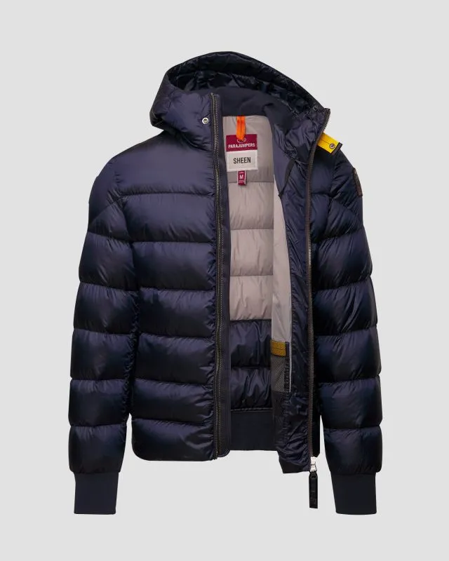 Granatowa kurtka puchowa męska Parajumpers Pharrell 24WMPMPUSX13-316