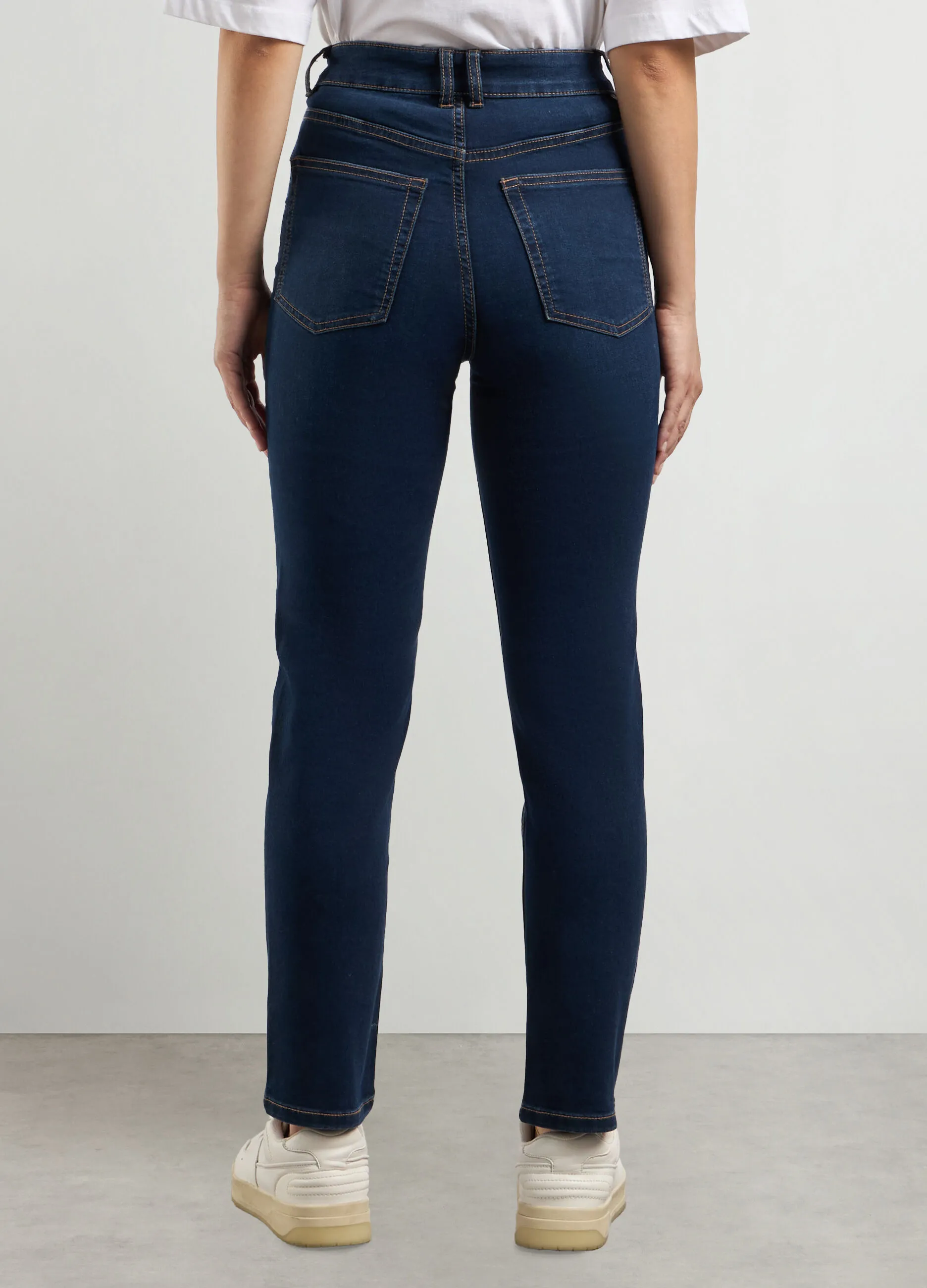 HOLISTIC  Pantaloni in denim di misto cotone stretch donna