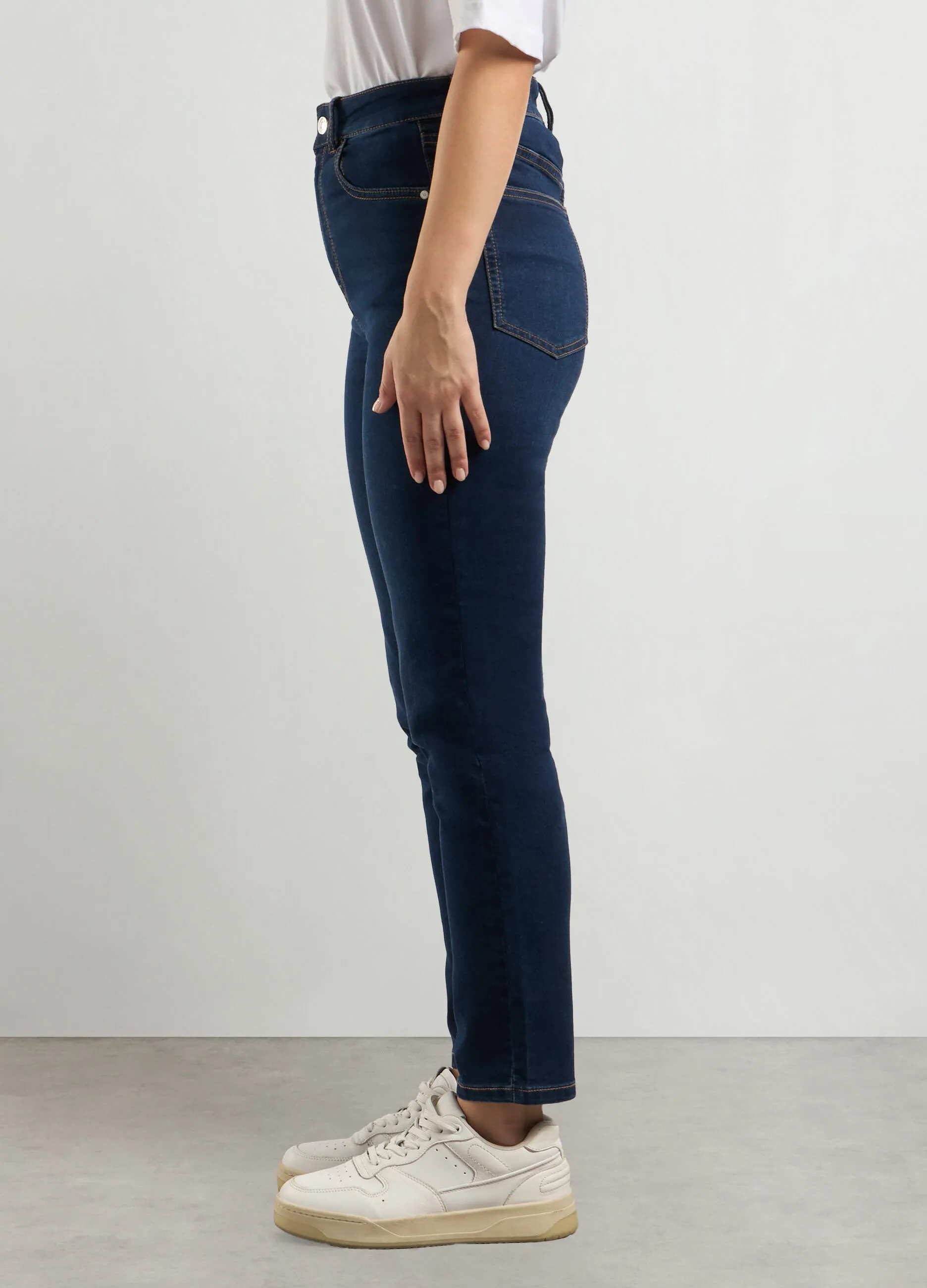 HOLISTIC  Pantaloni in denim di misto cotone stretch donna