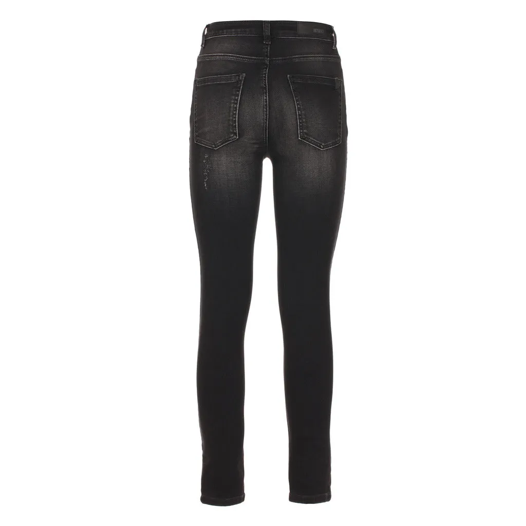 Imperfect pantalone in felpa nero   