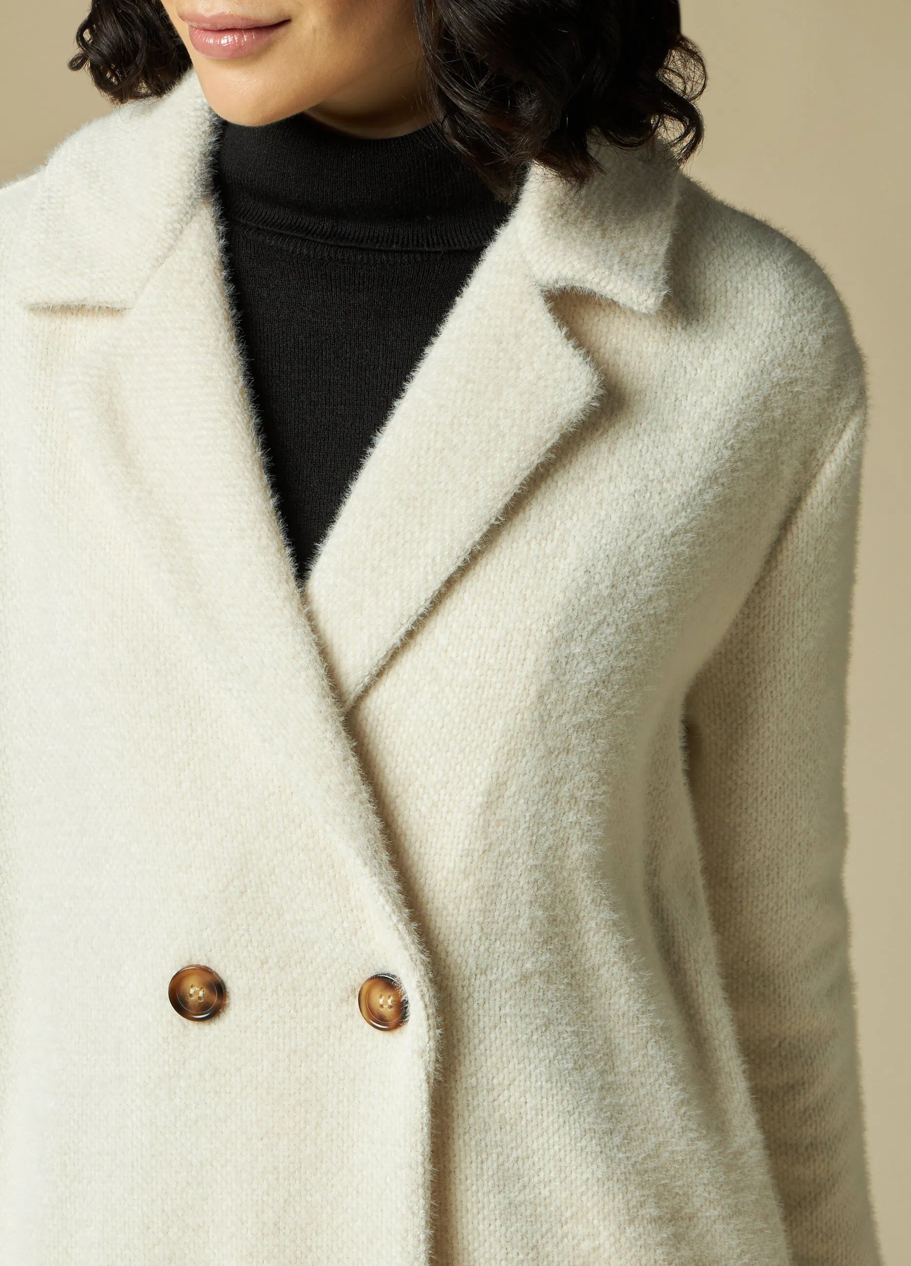 IWIE  Cappotto con revers donna