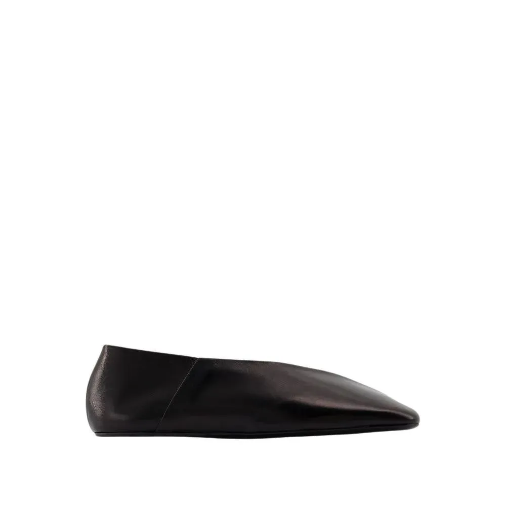 Jil Sander Ballerinas - Leather - Black Black 