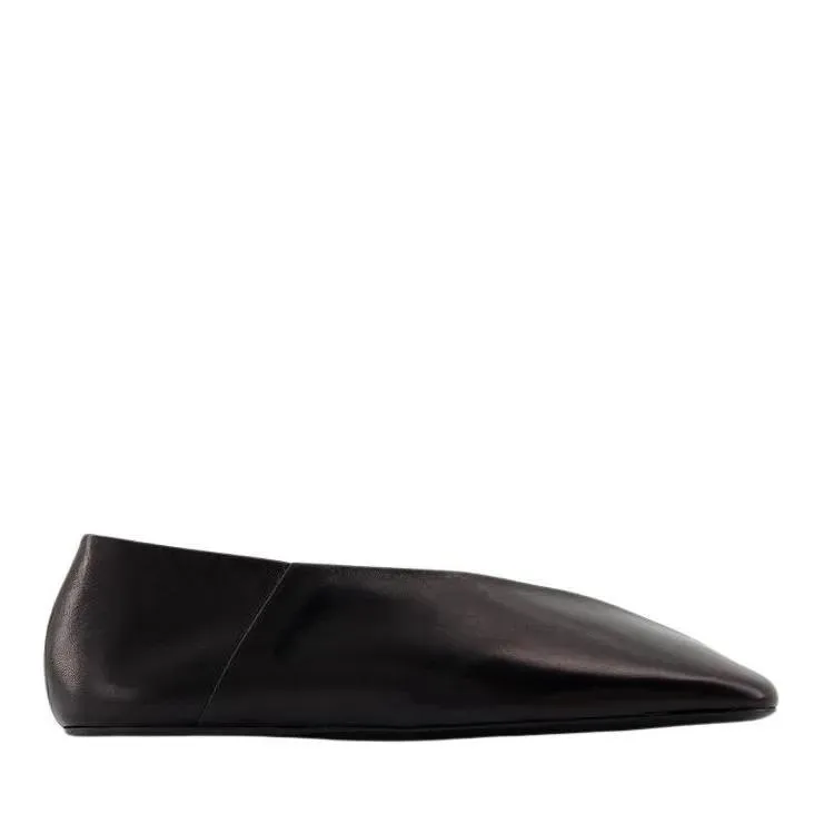 Jil Sander Ballerinas - Leather - Black Black 