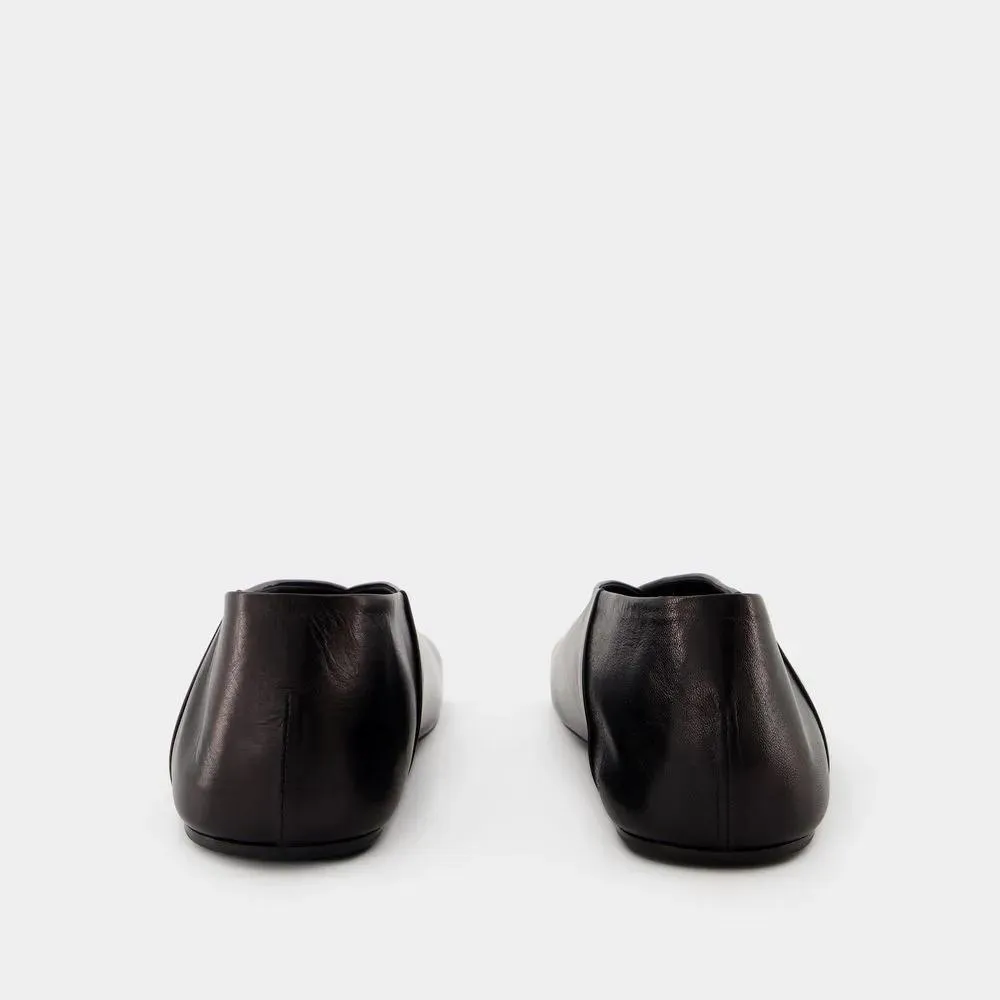 Jil Sander Ballerinas - Leather - Black Black 