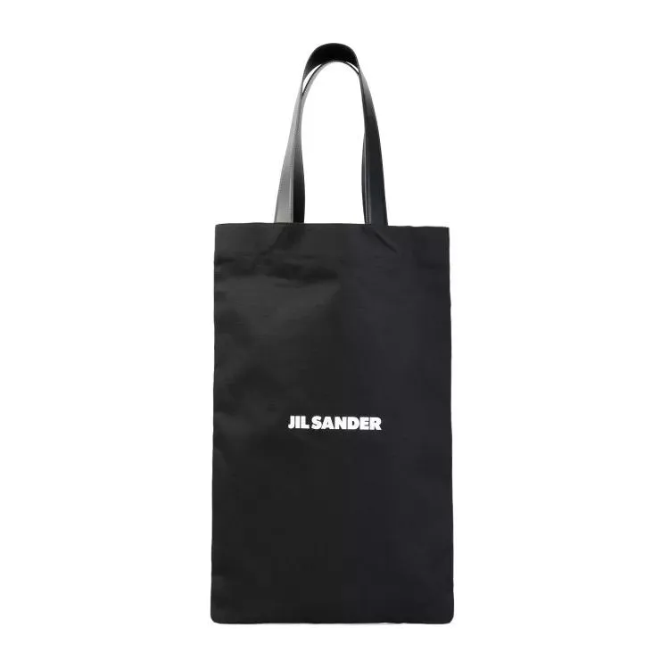 Jil Sander Book Tote In Black Black 