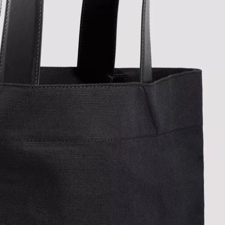 Jil Sander Book Tote In Black Black 