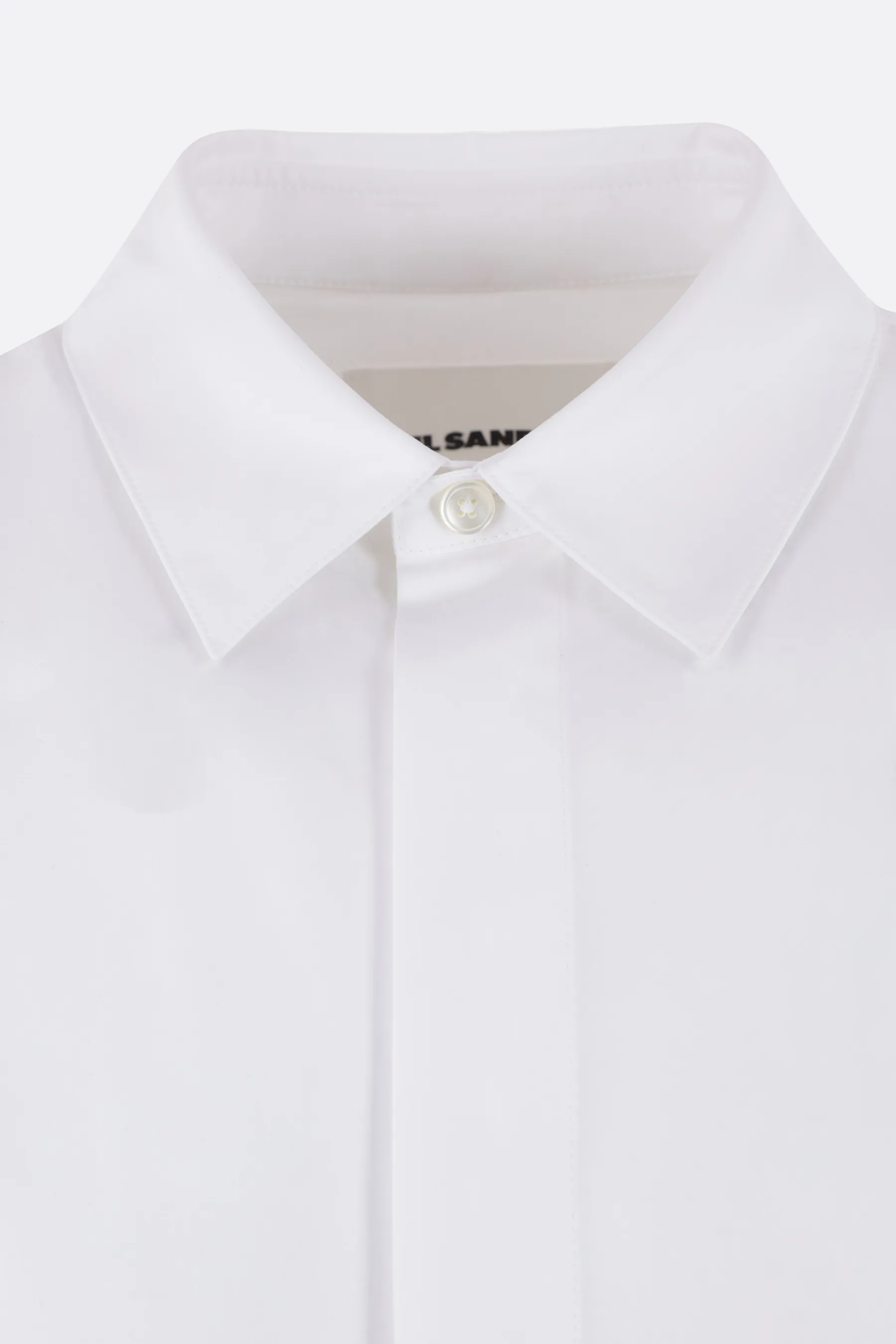 JIL SANDER camicia in popeline organico