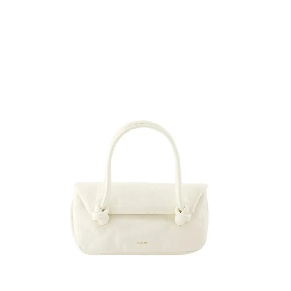 Jil Sander Knot Sm Shoulder Bag - Leather - Beige Neutrals 