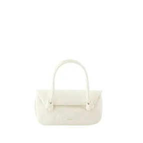 Jil Sander Knot Sm Shoulder Bag - Leather - Beige Neutrals 