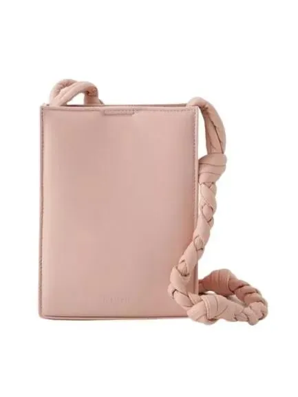 Jil Sander Tangle Sm Padded Crossbody - Leather - Sepia Rose Pink 