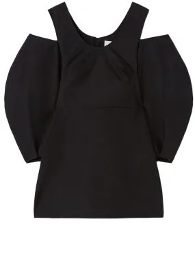 JIL SANDER    Top cut-out in cotone