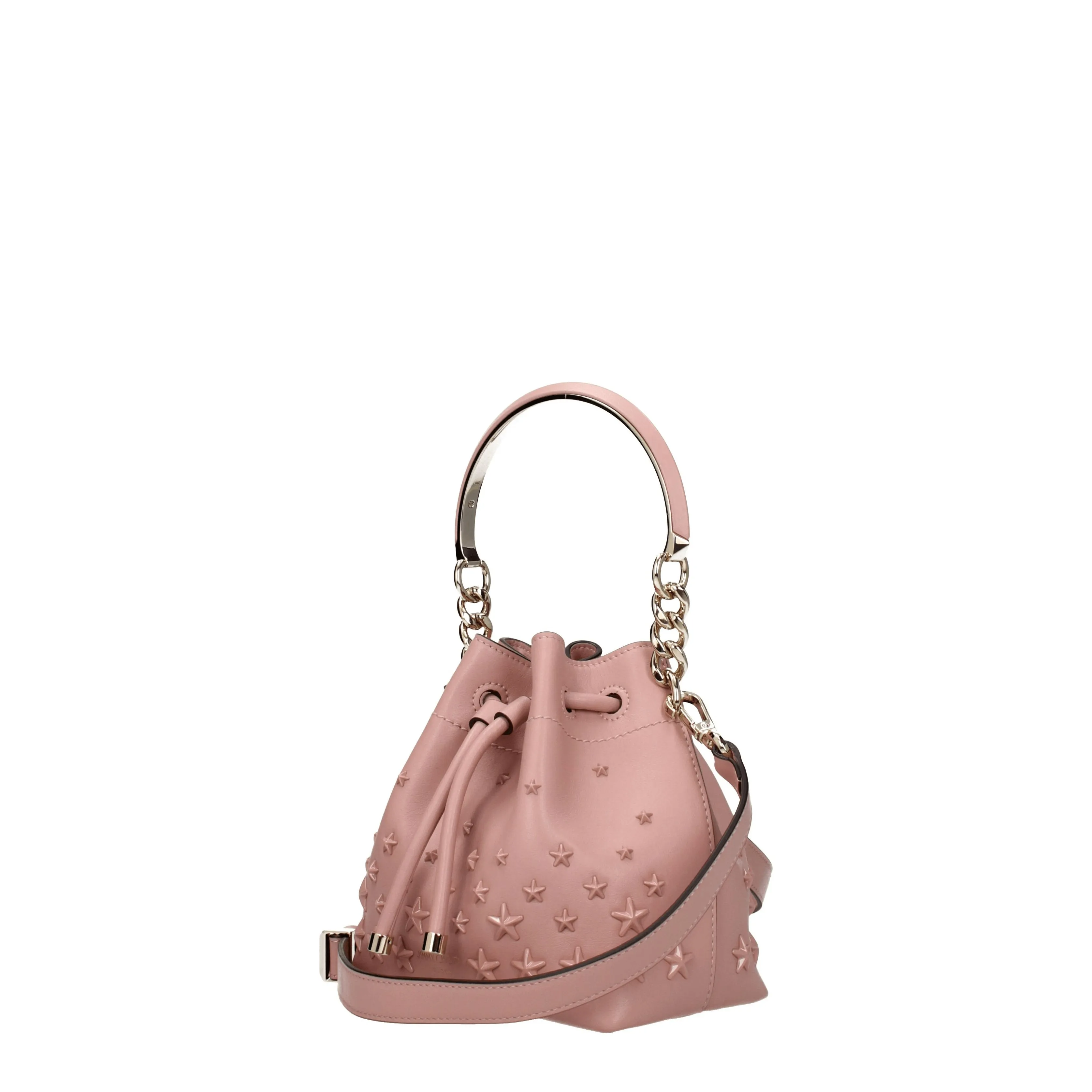 Jimmy Choo Borse a Mano Bon bon Donna Pelle Rosa/Fiore