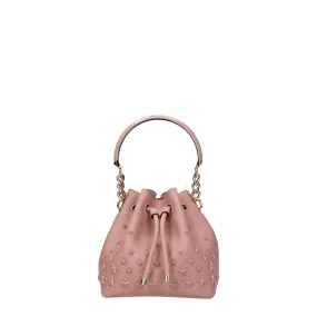 Jimmy Choo Borse a Mano Bon bon Donna Pelle Rosa/Fiore