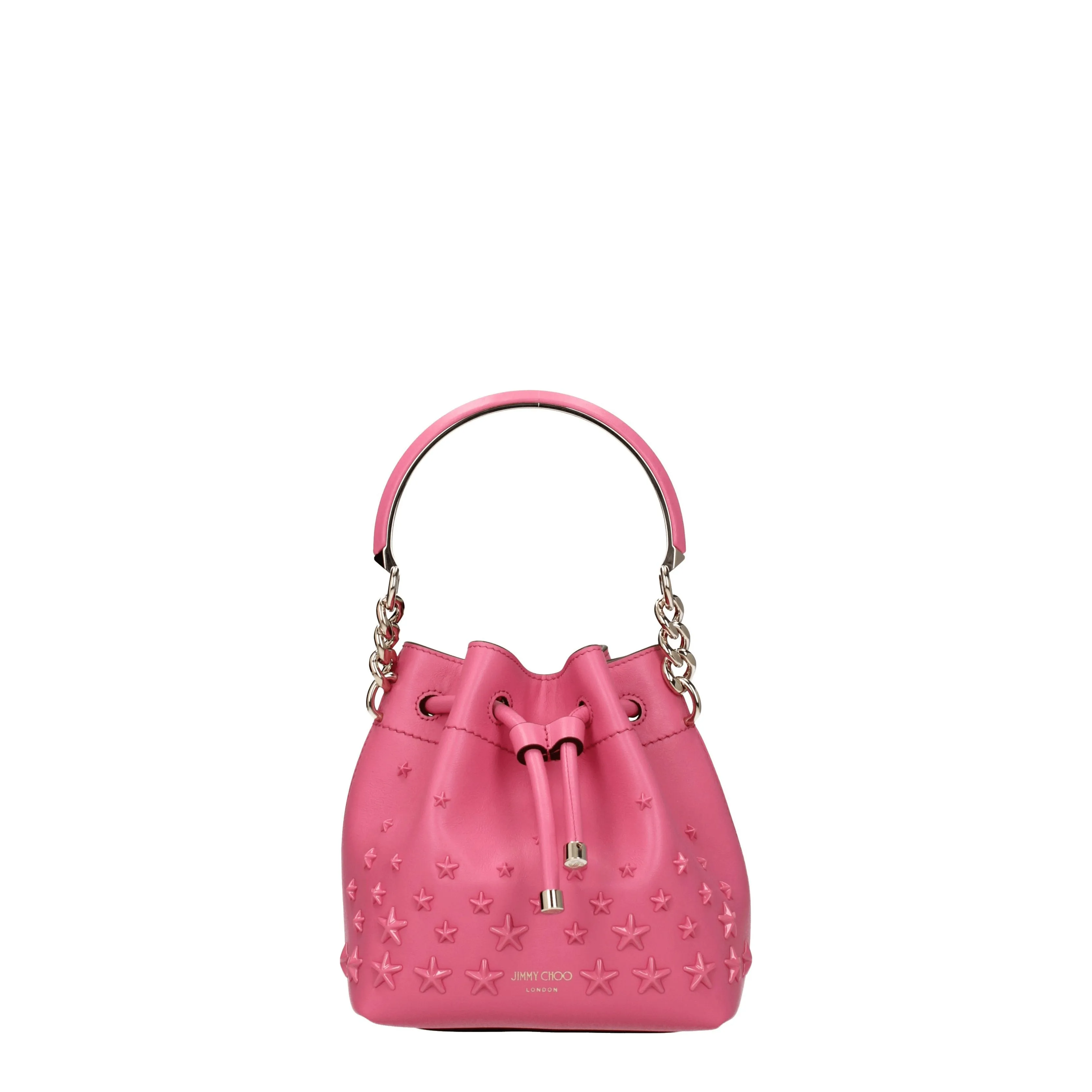 Jimmy Choo Borse a Mano Bon bon Donna Pelle Rosa/Rosa Confetto