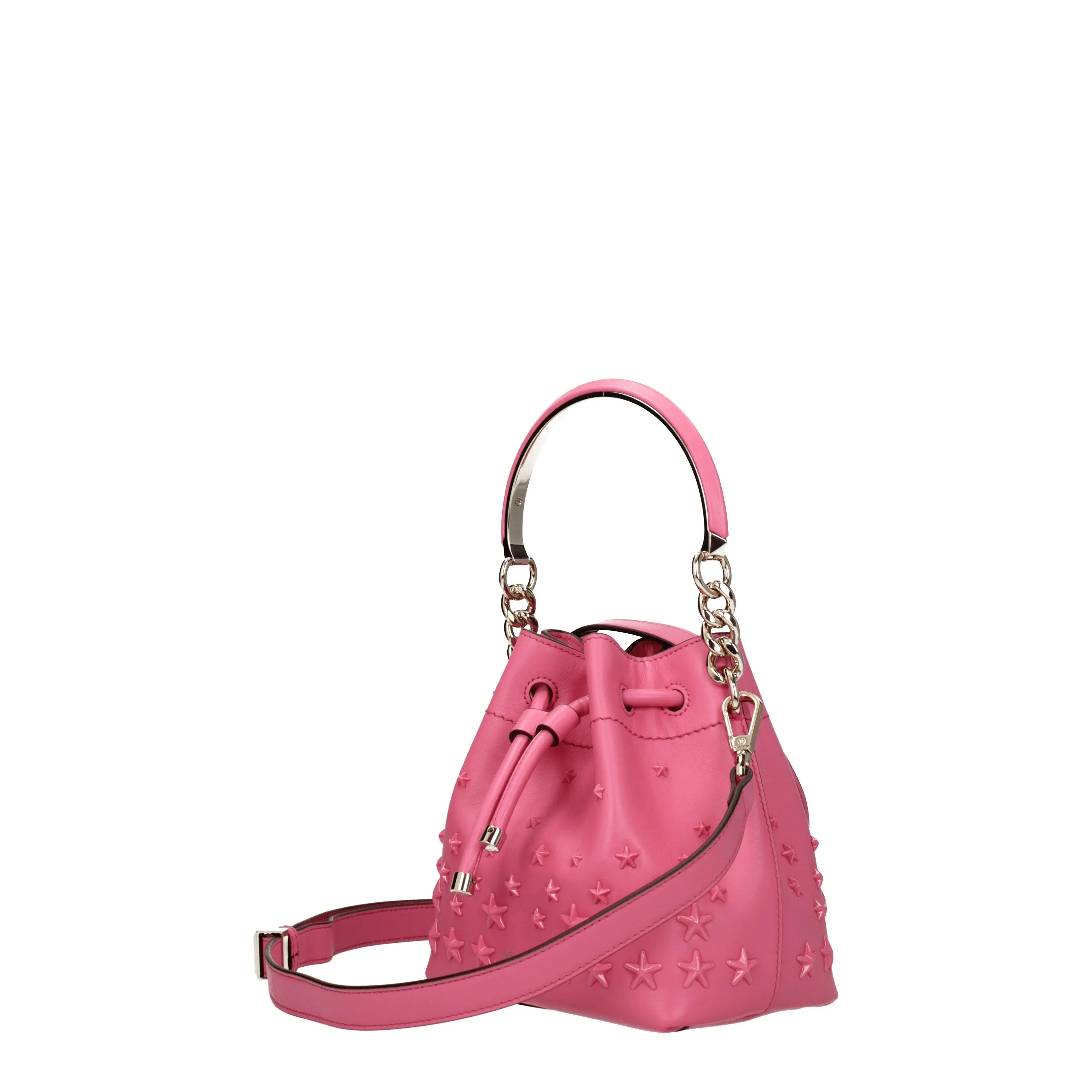 Jimmy Choo Borse a Mano Bon bon Donna Pelle Rosa/Rosa Confetto