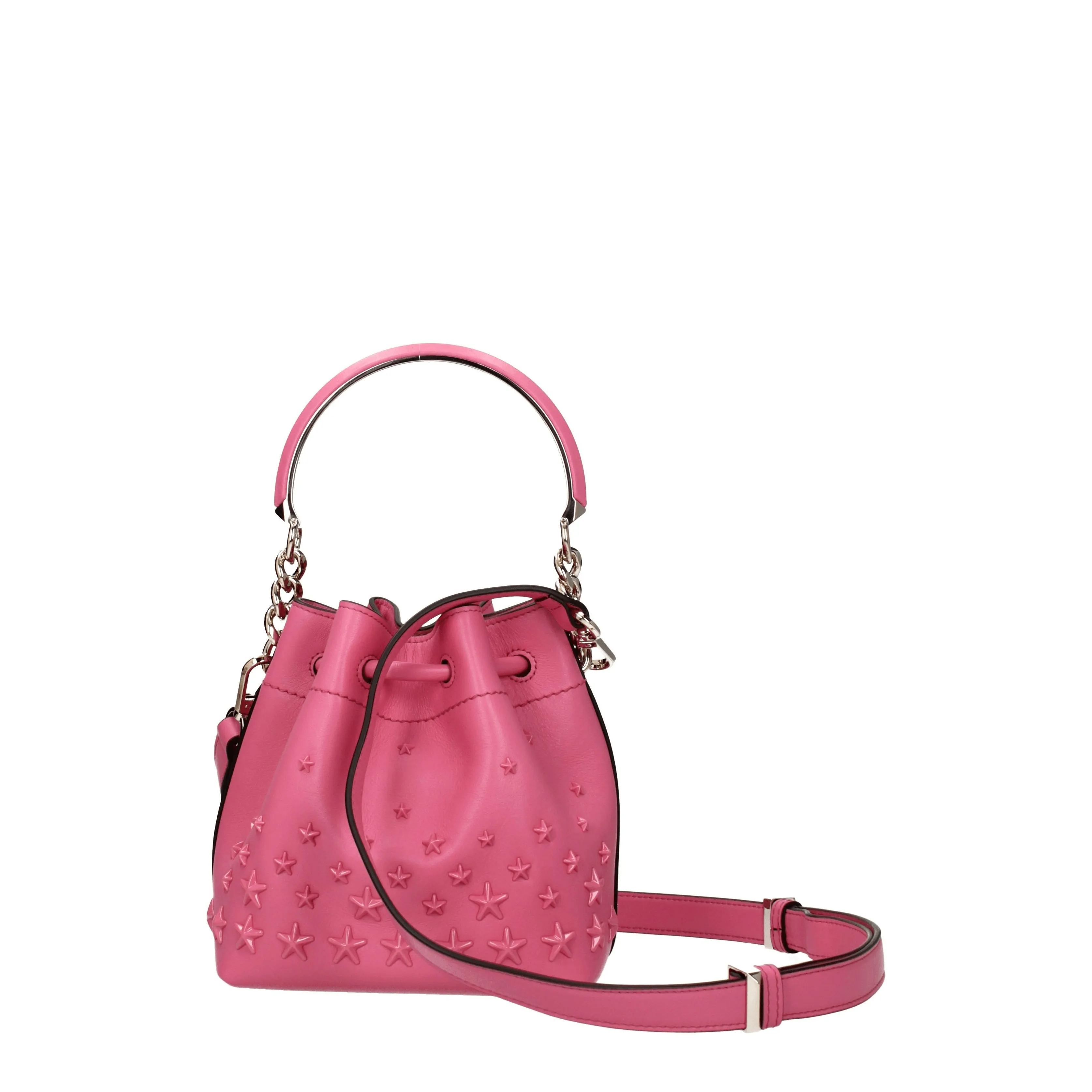 Jimmy Choo Borse a Mano Bon bon Donna Pelle Rosa/Rosa Confetto