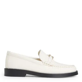 JIMMY CHOO  Mocassino ''Addie'' in pelle bianco