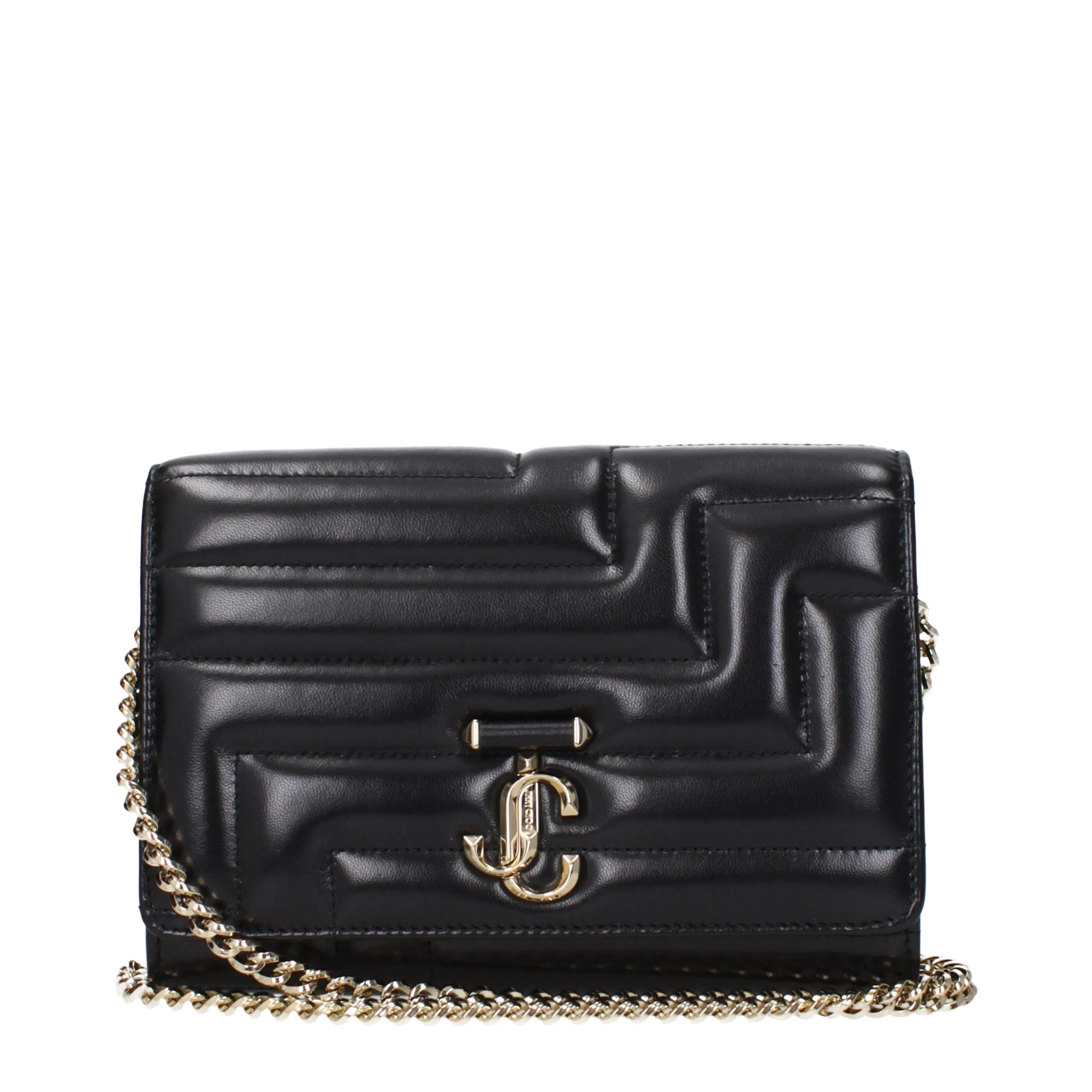 Jimmy Choo Pochette Avenue Donna Pelle Nero