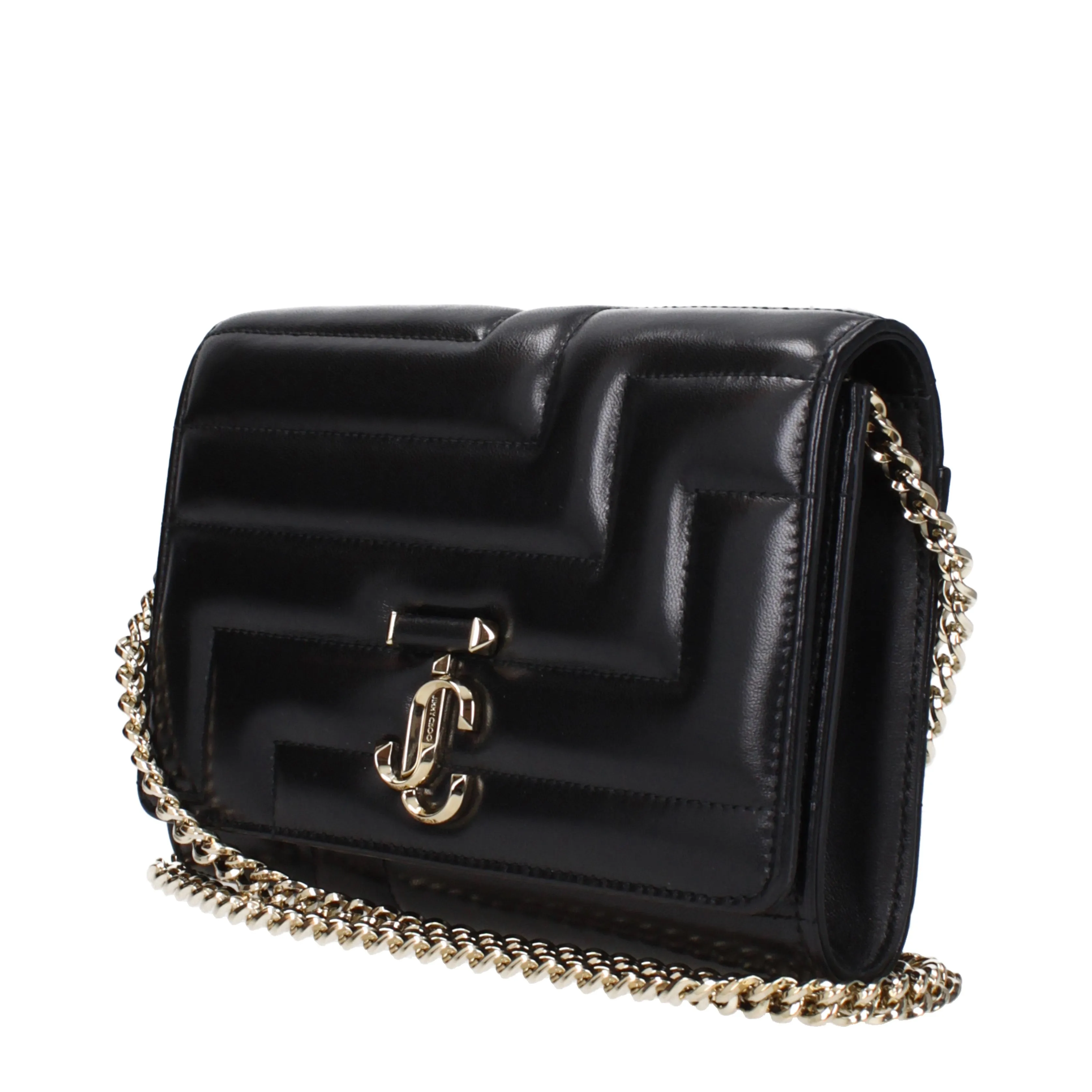 Jimmy Choo Pochette Avenue Donna Pelle Nero