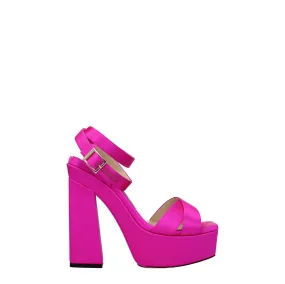 Jimmy Choo Sandali Gaia Donna Raso Fuxia