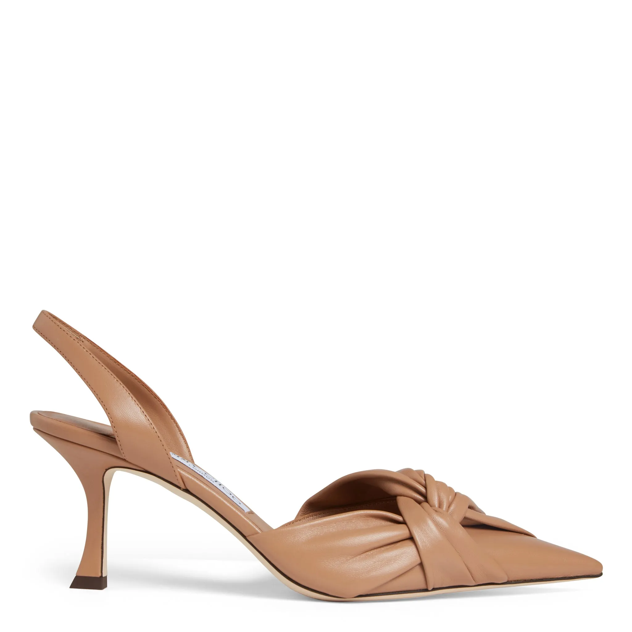 JIMMY CHOO  Slingback ''Hedera'' in pelle marrone