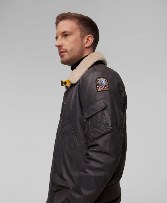 Kurtka skórzana męska Parajumpers Josh Leather 24WMPMJKLE01-736