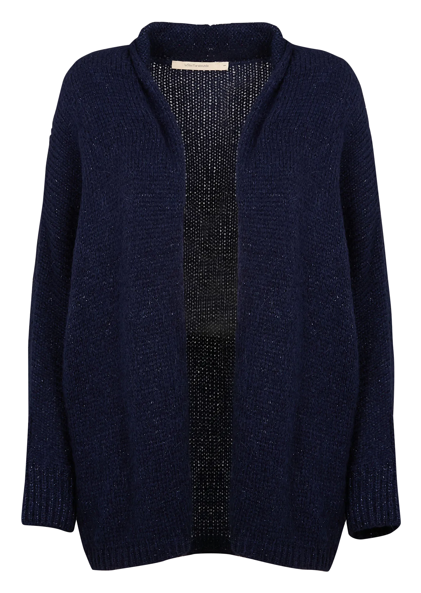  LA FEE MARABOUTEE   Cardigan ampio in maglia | Blu