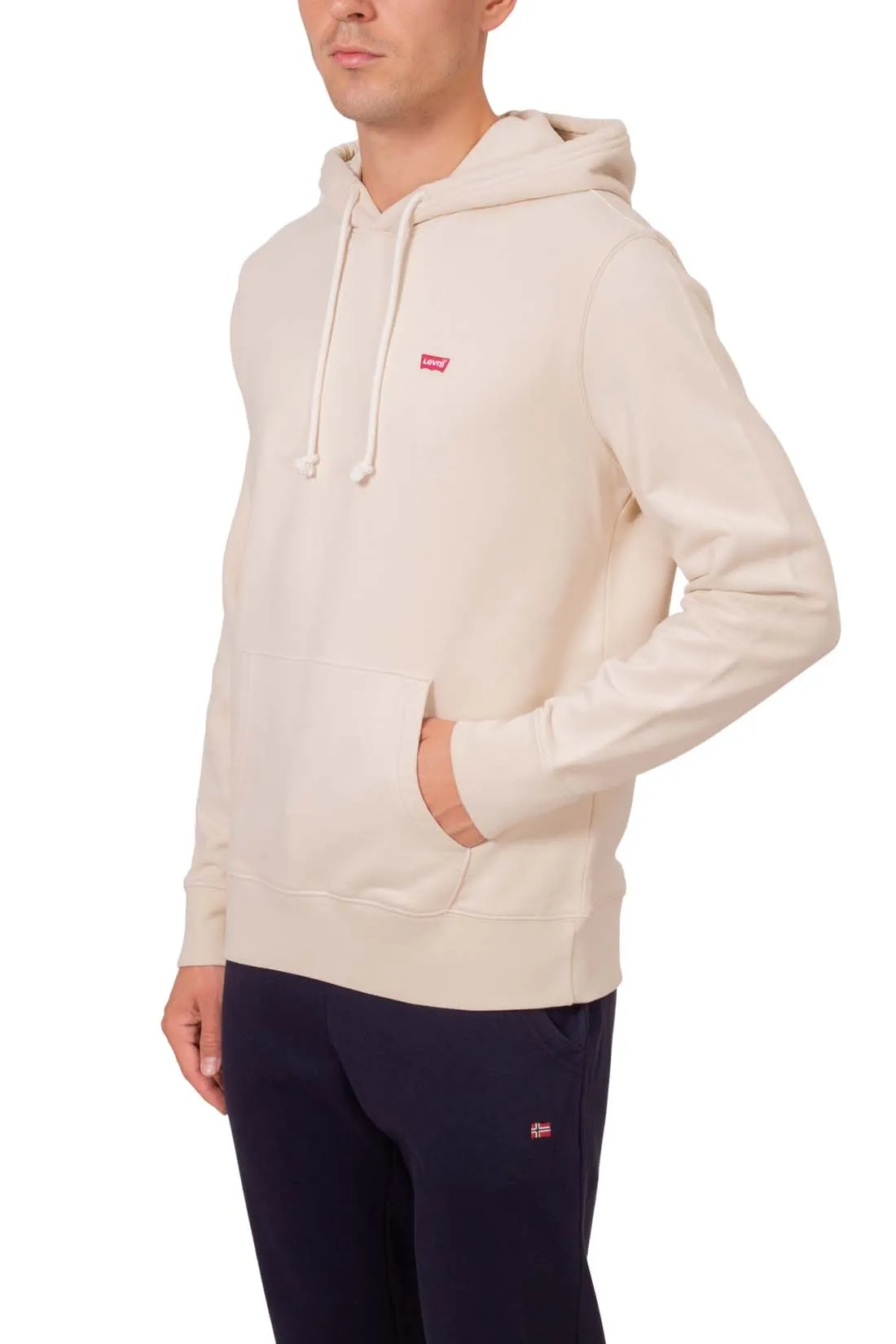 LEVI'S Felpa estiva uomo con logo Batwing