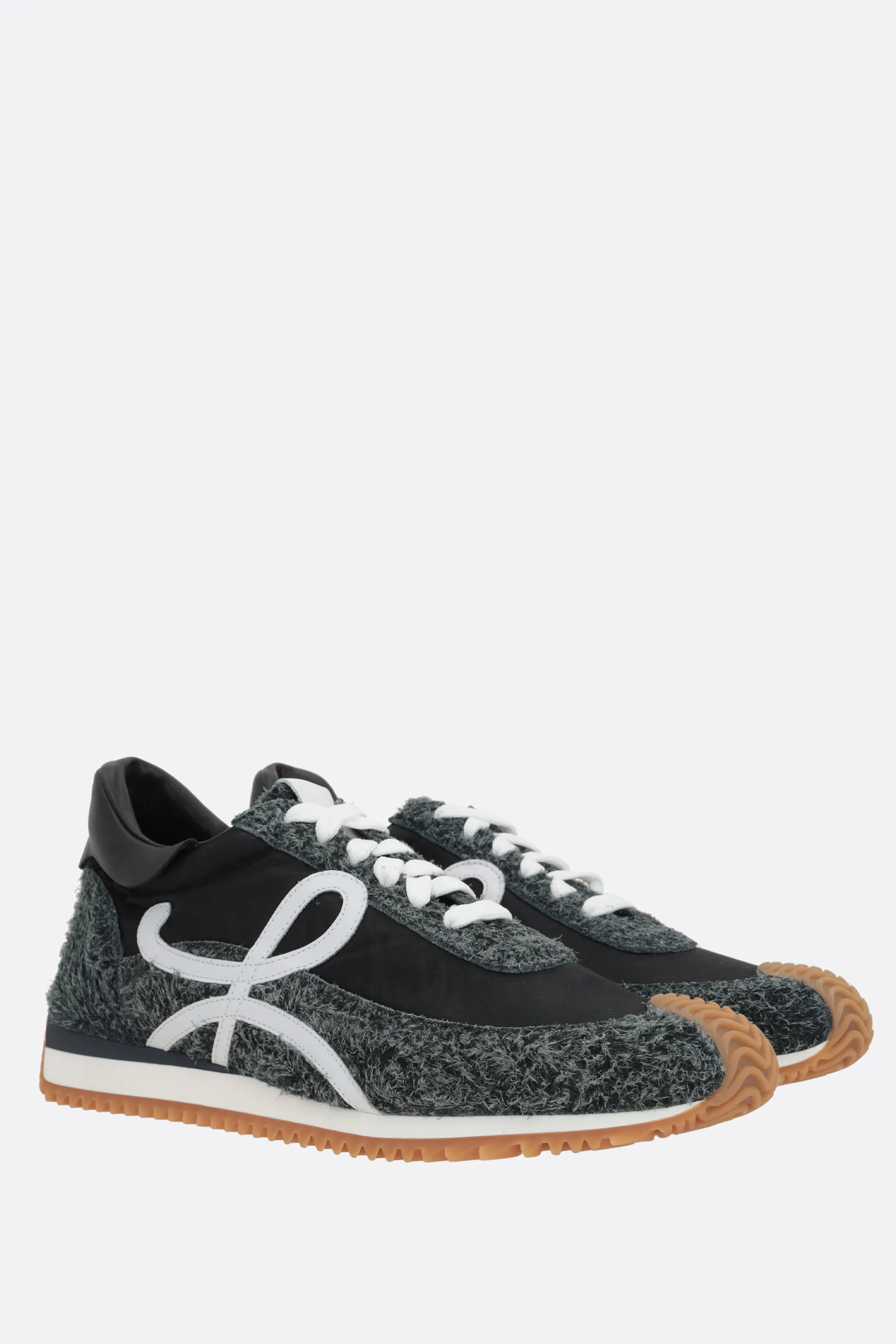  LOEWE sneaker Flow in nylon e suede spazzolato 